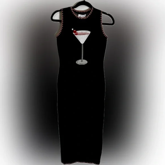 ANOTHER GIRL Midi Dress embroidered martini dress - Picture 1 of 6